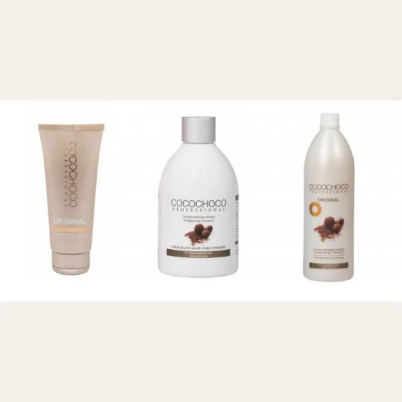 COCOCHOCO keratin treatment and aftercare products