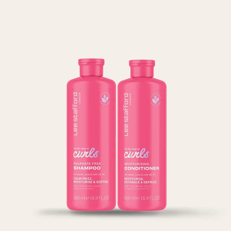Lee Stafford curl shampoo and conditioner