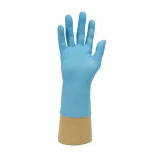 Box of Handsafe blue nitrile examination gloves