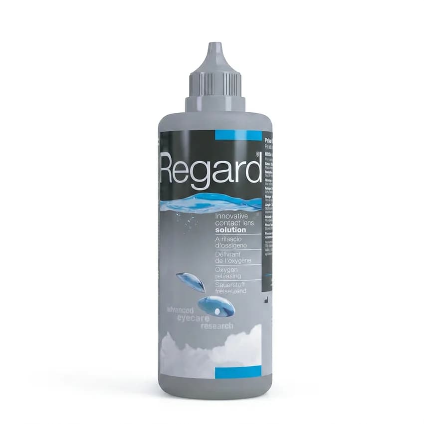 Avizor Regard 355 ml preservative-free contact lens solution bottle