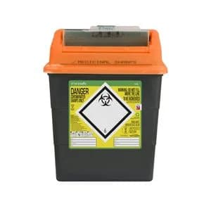 Sharpsafe 13L sharps container with protected access lid