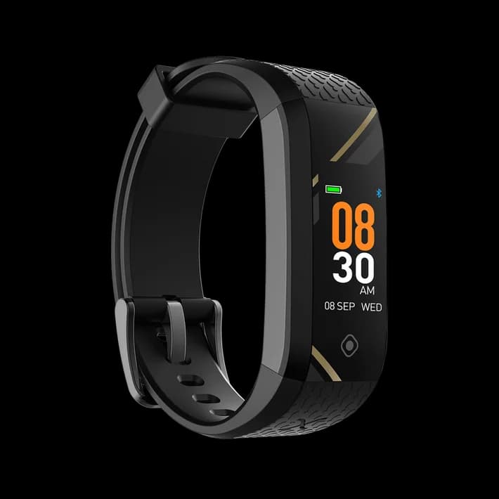 Actxa Spark+ Series 2 activity tracker with dark strap