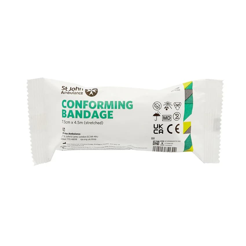 Roll of elastic cohesive bandage